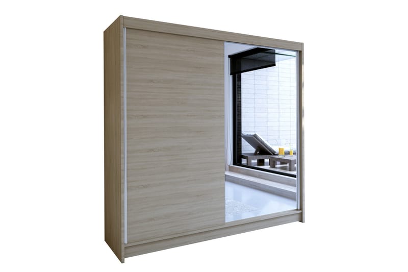 Garderob Talin 180x58x215 cm - Beige - Förvaring - Garderober & garderobssystem