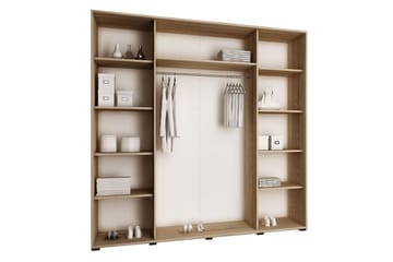 Garderob Top 200x62x200 cm - Beige - Förvaring - Garderober & garderobssystem