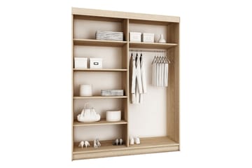 Garderob Top 62x150 cm - Ek - Förvaring - Garderober & garderobssystem