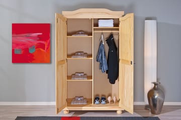 Garderob Toulouse 104 cm - Furu - Förvaring - Garderober & garderobssystem