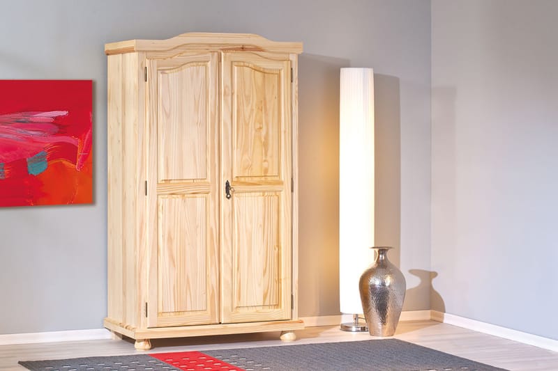 Garderob Toulouse 104 cm - Furu - Förvaring - Garderober & garderobssystem