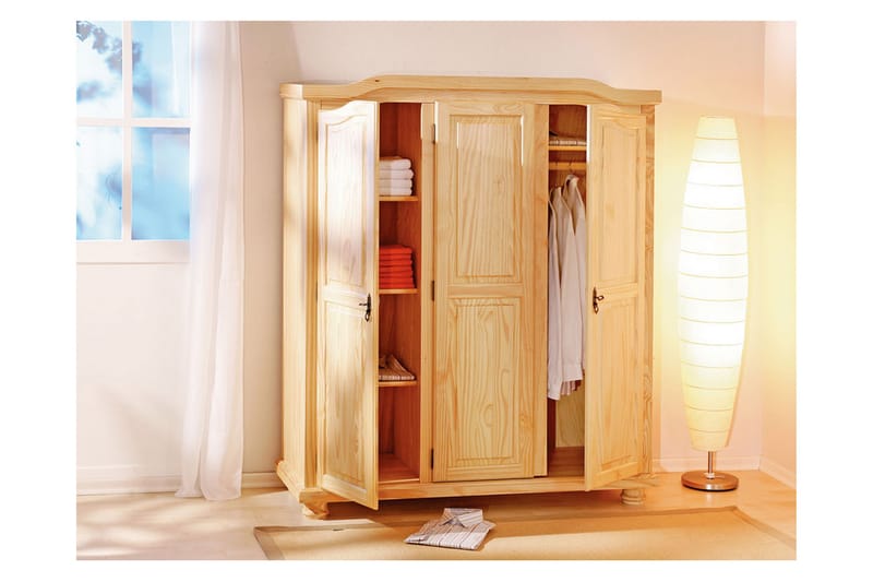 Garderob Toulouse 150 cm - Furu - Förvaring - Garderober & garderobssystem