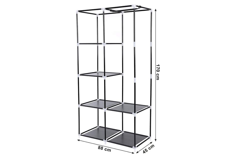 Garderob Traci 171 cm - Songmics - Garderobsskåp - Garderober & garderobssystem