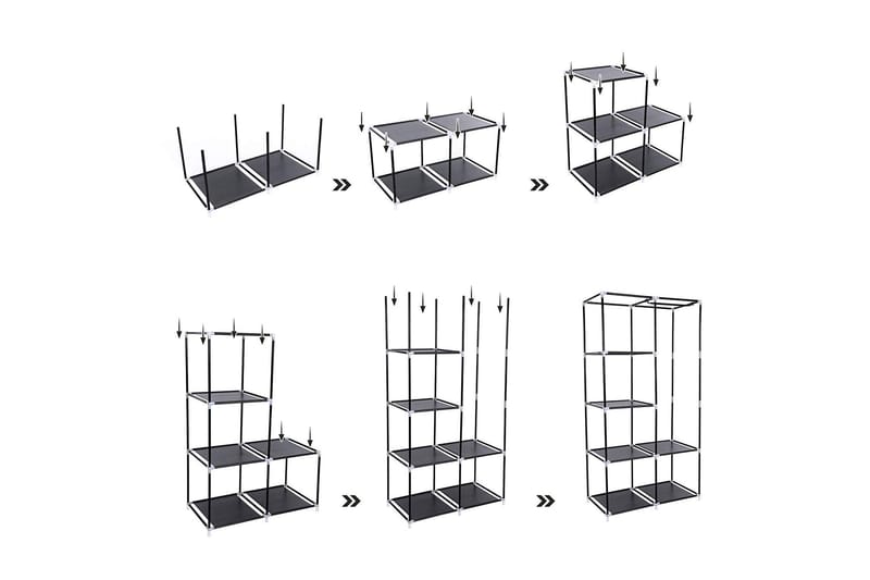 Garderob Traci 171 cm - Songmics - Garderober & garderobssystem - Garderobsskåp