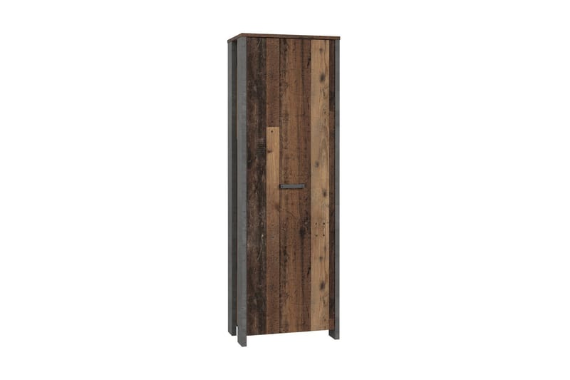 Garderob Treknow 67 cm - Brun|Grå - Förvaring - Garderober & garderobssystem
