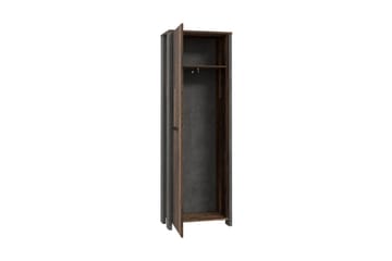 Garderob Treknow 67 cm - Brun|Grå - Förvaring - Garderober & garderobssystem