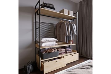 Garderob Trendel 148x42 cm - Natur - Förvaring - Garderober & garderobssystem
