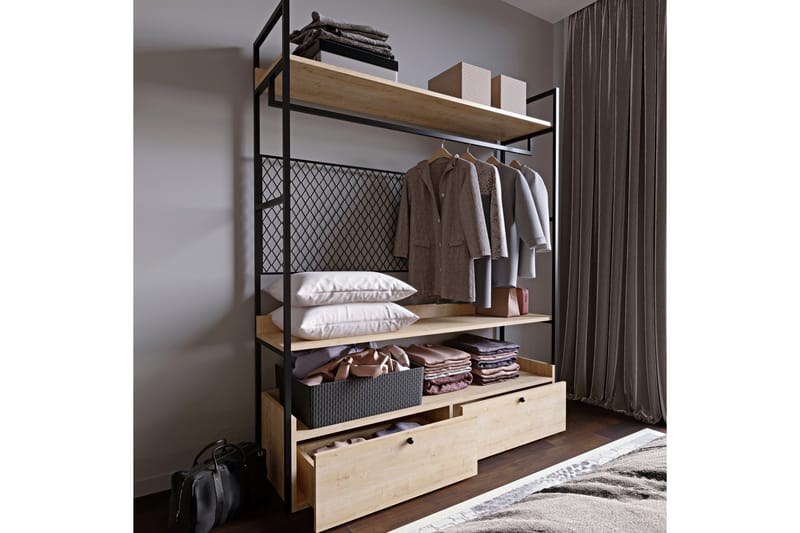 Garderob Trendel 148x42 cm - Natur - Förvaring - Garderober & garderobssystem