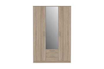 Garderob Trerank 123x185 cm - Brun - Förvaring - Garderober & garderobssystem