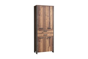 Garderob Trevorton 87x221 cm - Brun/Grå - Förvaring - Garderober & garderobssystem