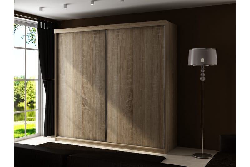 Garderob Trissma LED-belysning Blå 200 cm - Sonomaek - Garderober & garderobssystem - Garderobsskåp