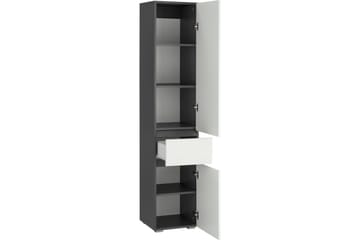 Garderob utan spegel Hudnall Garderob 38x35 cm Hög Natur,Antracit - Förvaring - Garderober & garderobssystem