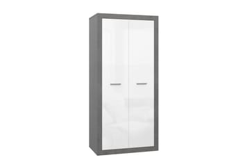 Garderob Uzunkop 54x92 cm - Grå/Vit - Förvaring - Garderober & garderobssystem