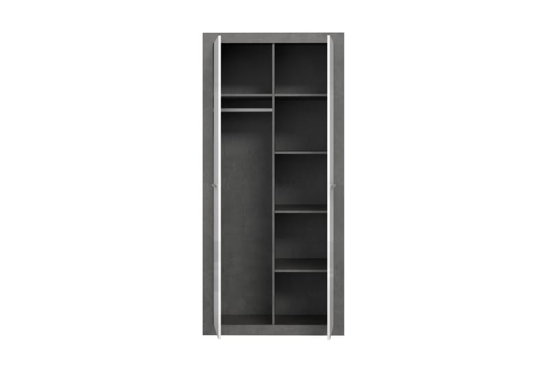 Garderob Uzunkop 54x92 cm - Grå/Vit - Förvaring - Garderober & garderobssystem