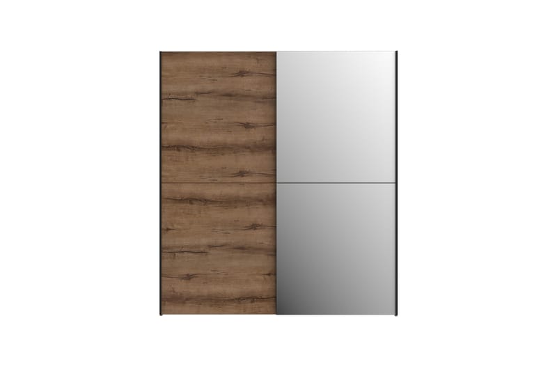 Garderob Velingrad 62x171 cm - Brun/Svart - Förvaring - Garderober & garderobssystem