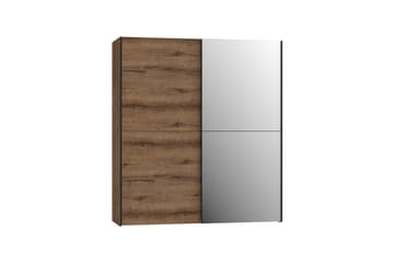 Garderob Velingrad 62x171 cm - Brun/Svart - Förvaring - Garderober & garderobssystem