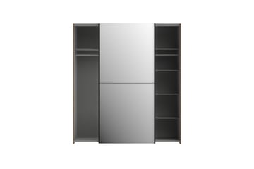 Garderob Velingrad 62x171 cm - Brun/Svart - Förvaring - Garderober & garderobssystem