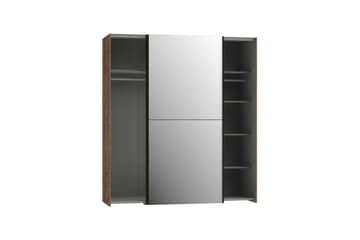 Garderob Velingrad 62x171 cm - Brun/Svart - Förvaring - Garderober & garderobssystem