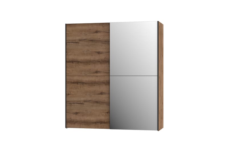 Garderob Velingrad 62x171 cm - Brun/Svart - Förvaring - Garderober & garderobssystem