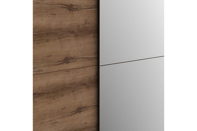 Garderob Velingrad 62x171 cm - Brun/Svart - Förvaring - Garderober & garderobssystem