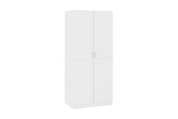 Garderob vit 80x52x180 cm spånskiva