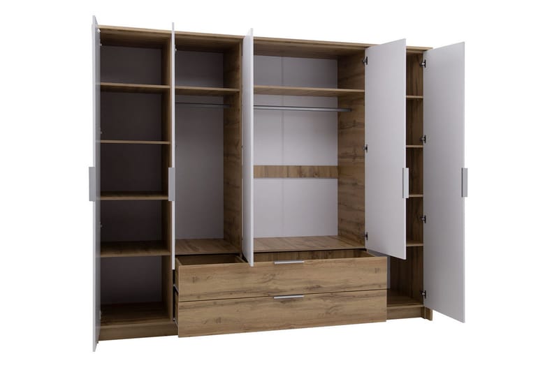 Garderob - Vit|Ek - Förvaring - Garderober & garderobssystem