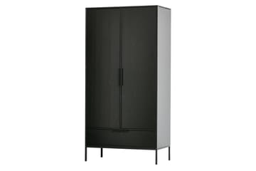 Garderob Wanberg 180 - Svart - Förvaring - Garderober & garderobssystem