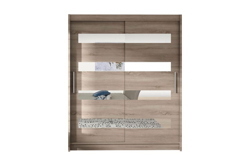 Garderob West 150x58x200 cm - Beige - Förvaring - Garderober & garderobssystem