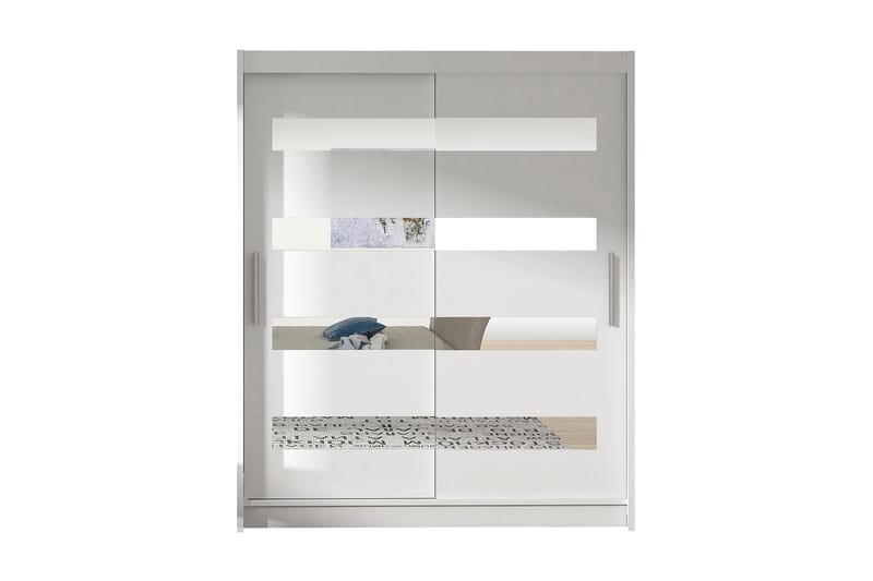 Garderob West 150x58x200 cm - Vit - Förvaring - Garderober & garderobssystem