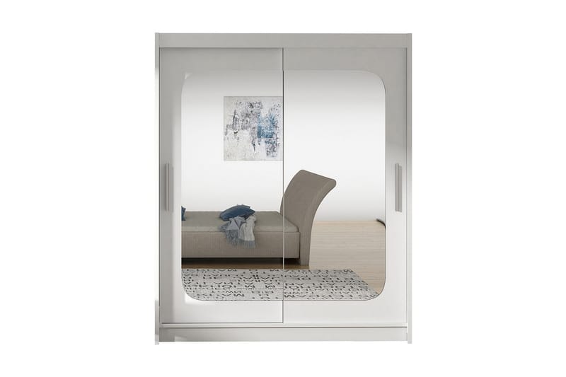 Garderob West 150x58x200 cm - Vit - Förvaring - Garderober & garderobssystem