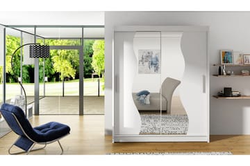 Garderob West 150x58x200 cm - Vit - Förvaring - Garderober & garderobssystem