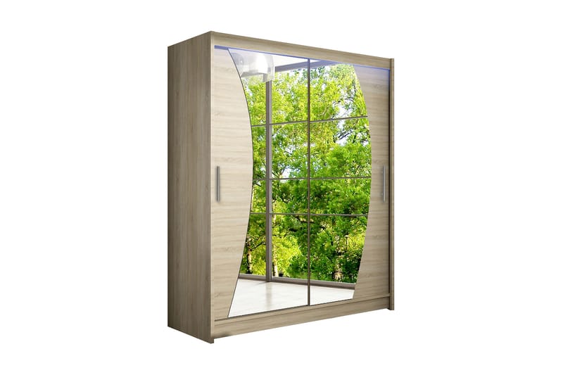Garderob Westa 150x58x200 cm - Beige - Förvaring - Garderober & garderobssystem