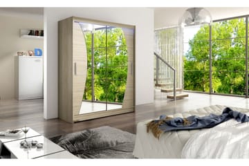 Garderob Westa 150x58x200 cm - Beige - Förvaring - Garderober & garderobssystem