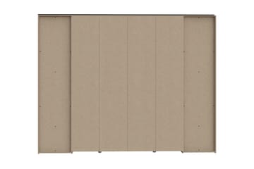 Garderob Yundola 62x280 cm - Brun/Svart - Förvaring - Garderober & garderobssystem