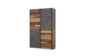 Garderob Zlatograd 42x120 cm - Natur/Mörkgrå - Förvaring - Garderober & garderobssystem