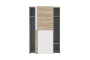 Garderob Zlatograd 62x120 cm - Brun/Vit - Förvaring - Garderober & garderobssystem