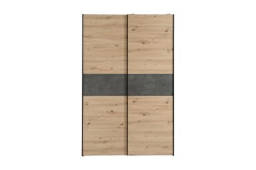 Garderob Zlatograd 62x120 cm - Ljus Natur/Grå - Förvaring - Garderober & garderobssystem