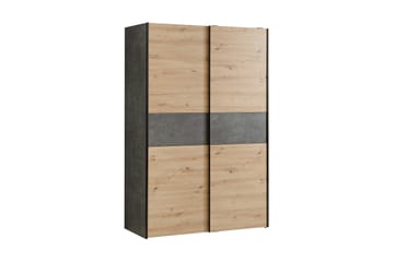 Garderob Zlatograd 62x120 cm - Ljus Natur/Grå - Förvaring - Garderober & garderobssystem