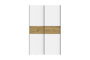 Garderob Zlatograd 62x120 cm - Vit/Brun - Förvaring - Garderober & garderobssystem