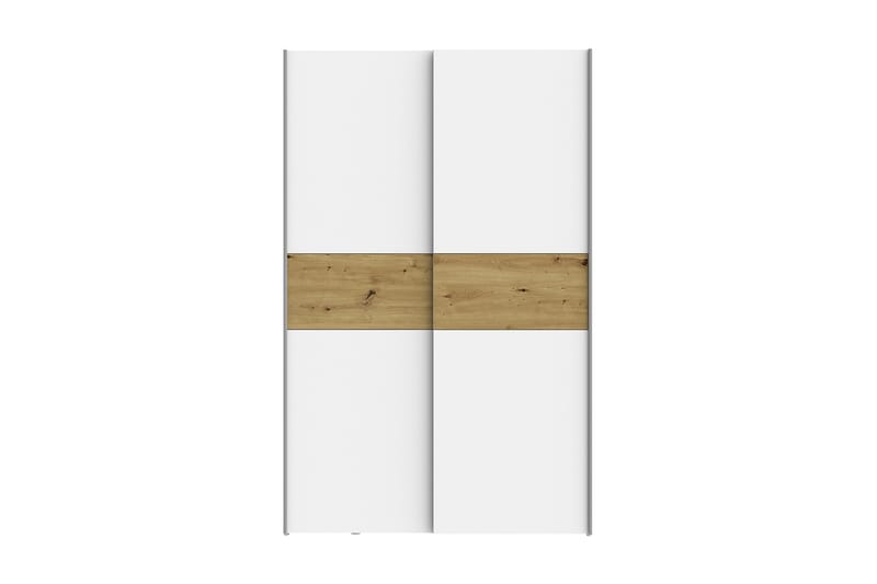 Garderob Zlatograd 62x120 cm - Vit/Brun - Förvaring - Garderober & garderobssystem