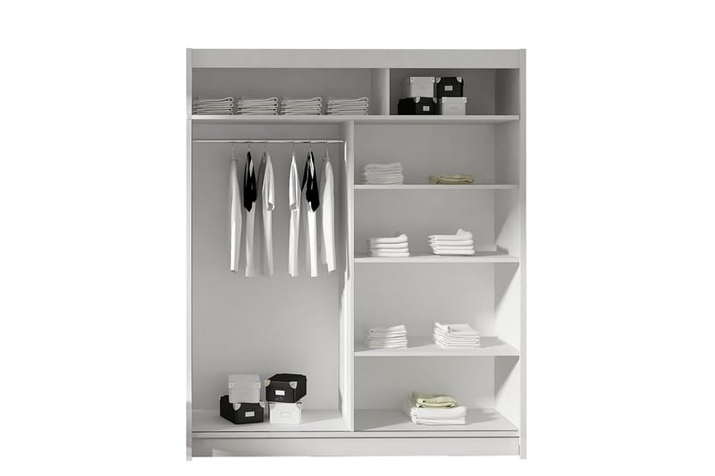 Garderob Presto 58x150 cm - Svart - Förvaring - Garderober & garderobssystem
