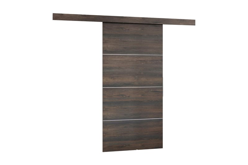 Dörr Malibu 204x106x205 cm - Brun/Flerfärgad/Vit - Förvaring - Garderober & garderobssystem - Garderobsdörr - Skjutdörr garderob & walk-in closet