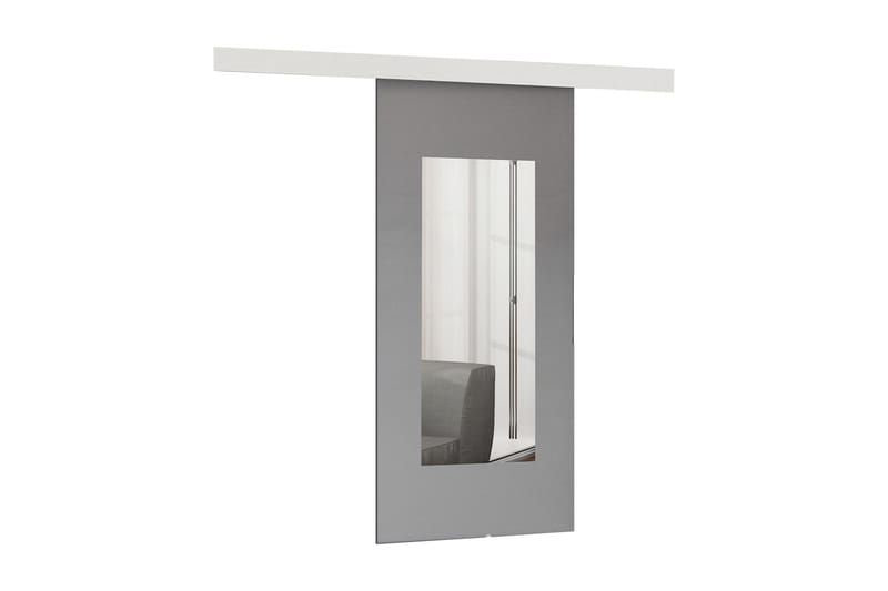 Dörr Malibu 204x96x205 cm - Antracit/Spegel - Förvaring - Garderober & garderobssystem - Garderobsdörr - Skjutdörr garderob & walk-in closet