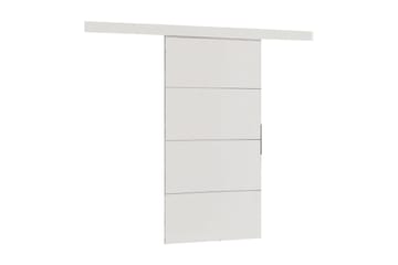 Dörr Malibu 204x96x205 cm - Vit - Förvaring - Garderober & garderobssystem - Garderobsdörr - Skjutdörr garderob & walk-in closet