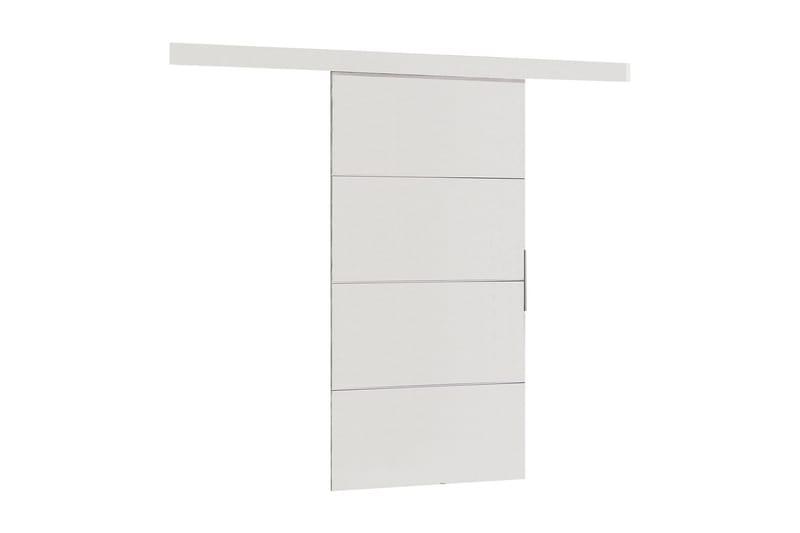 Dörr Malibu 204x96x205 cm - Vit - Förvaring - Garderober & garderobssystem - Garderobsdörr - Skjutdörr garderob & walk-in closet
