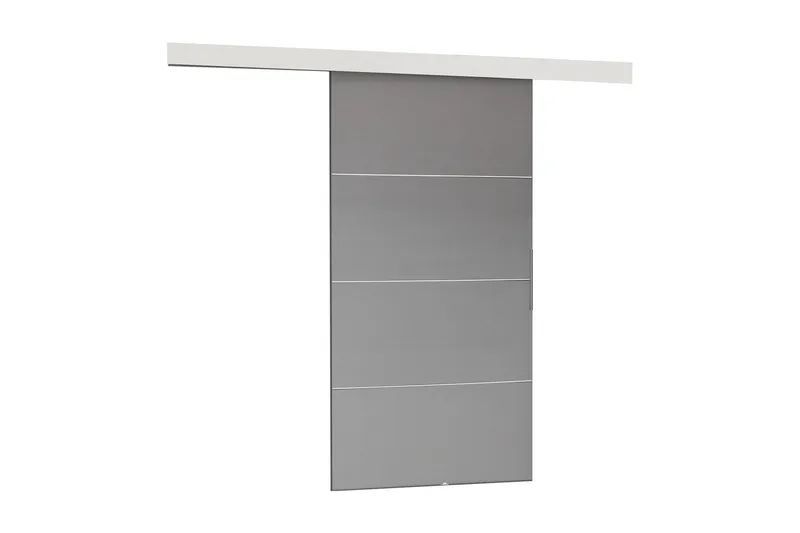 Malibu Dörr 204x86x205 cm - Antracit - Förvaring - Garderober & garderobssystem - Garderobsdörr - Skjutdörr garderob & walk-in closet