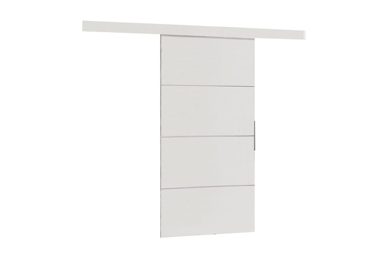 Malibu Dörr 204x86x205 cm - Vit - Förvaring - Garderober & garderobssystem - Garderobsdörr - Skjutdörr garderob & walk-in closet