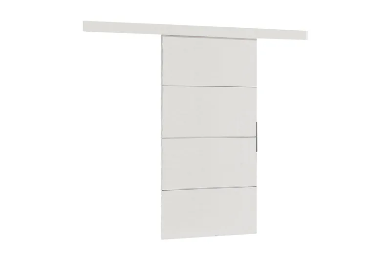 Malibu Dörr 204x86x205 cm - Vit - Förvaring - Garderober & garderobssystem - Garderobsdörr - Skjutdörr garderob & walk-in closet