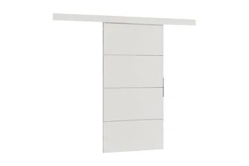 Malibu Dörr 204x96x205 cm - Vit - Förvaring - Garderober & garderobssystem - Garderobsdörr - Skjutdörr garderob & walk-in closet