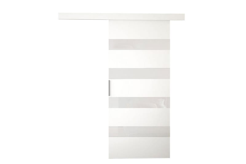 Skjutdörr ELVERUM LED-belysning - Vit - Förvaring - Garderober & garderobssystem - Garderobsdörr - Skjutdörr garderob & walk-in closet